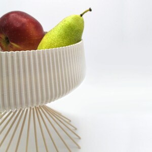 Fruit Bowl Fire Decorative Storage Bowl Modern Minimalist Design Durable & Unique image 3