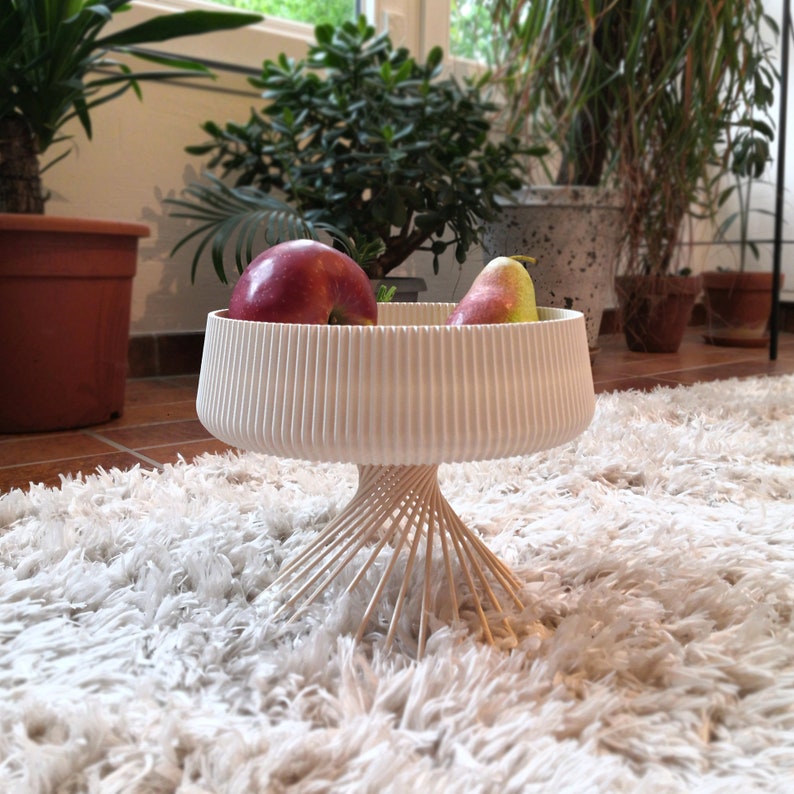 Fruit Bowl Fire Decorative Storage Bowl Modern Minimalist Design Durable & Unique image 9