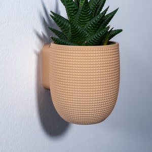 Wall Planter with Hidden Drip Tray - The Grid | Plant Pot | Flower Pot | Wall Mounted