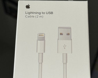 GENUINE ORIGINAL Apple iPhone 14 13 12 11 Charger USB to Lightning Cable - 2M