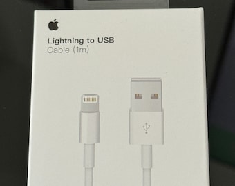 GENUINE ORIGINAL Apple iPhone 14 13 12 11 Charger USB to Lightning Cable - 1M