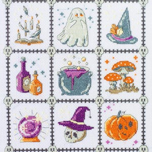 Cross Stitch Kit, Witchcraft Decor, Funny Handmade Gift, Craft Kit for Adults, 3D Embroidery, DIY Home Decor, Halloween Gift, Hobby Kit
