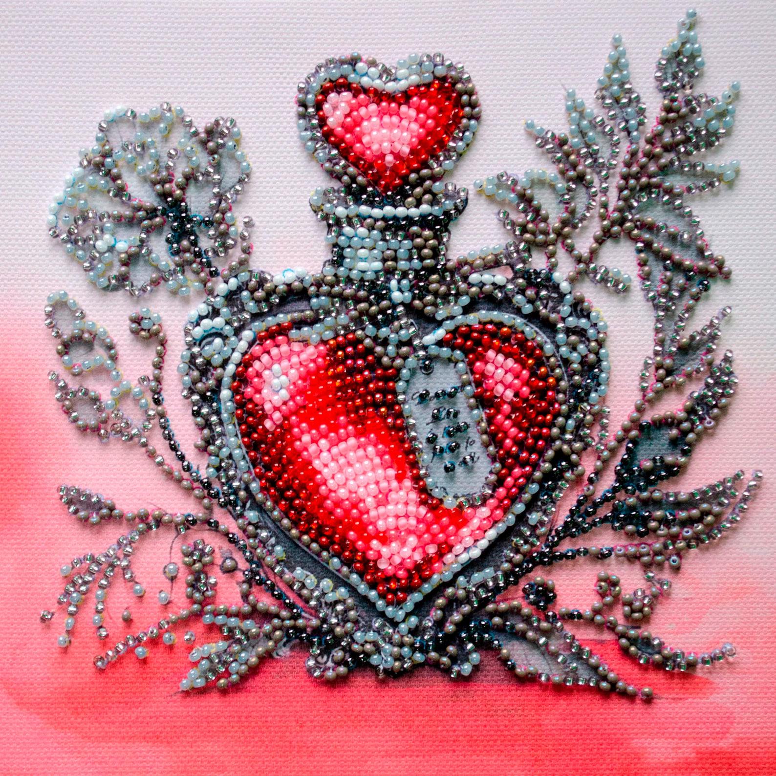 初心者向け簡単ビーズ刺繍キット、DIYビーズ絵画ホームデコレーション