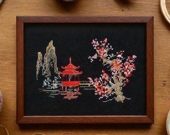 幸運を呼ぶクロスステッチキット、アジア風、風水刺繍 - Etsy 日本