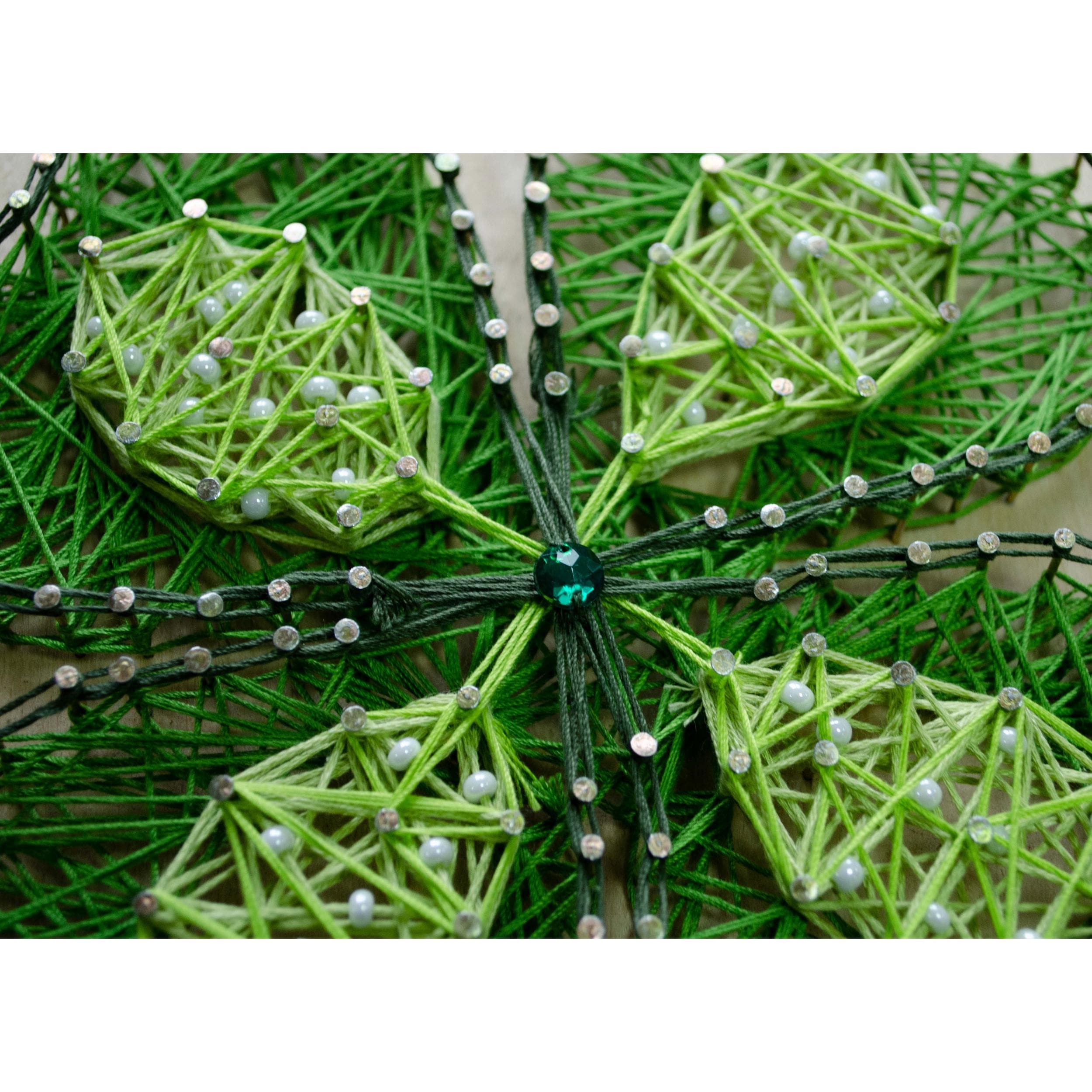 String Art Kit Four Leaf Clover Design, DIY Nail and Thread Craft Kit ...