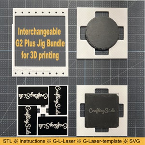 Paquete de plantilla modular Gweike Cloud G2 Plus (150 mm): archivos STL para impresión 3D, instrucciones y plantillas