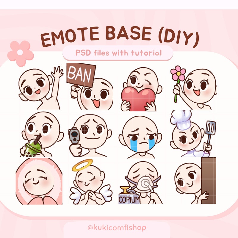 Cute Chibi Girl Base - Etsy