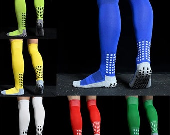 anti slip football grip socks mid calf non slip soccer cycling sports socks mens. new anti slip football socks mid calf