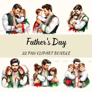 Bulgarische Mann und Kinder, Vatertag digitaler Download Kunst, sofortiges druckbares Geschenk, Geschenk für Papa, bulgarische Folklore, bulgarische Folklore,