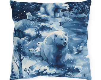 UV Resistant Outdoor Pillow, Water and Mildew Resistant, Double Sided Print, Perfect for Patio Decor