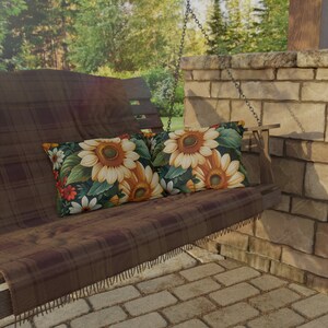 UV Resistant Outdoor Pillow, Water and Mildew Resistant, Double Sided Print, Perfect for Patio Decor zdjęcie 10