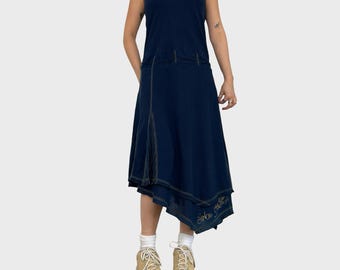 Cop Copine Navy Summer Dress - L