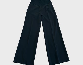 Cop Copine Black Wide Leg Trousers - M/L