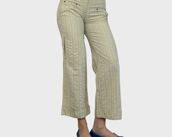 Cop Copine Striped Capri Trousers - XS/S