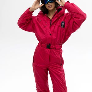 Ski suit, winter jumpsuit, vintage winter, vintage ski fashion, 80s jumpsuit for woman, woman ski suit, vintage ski, retro ski suit