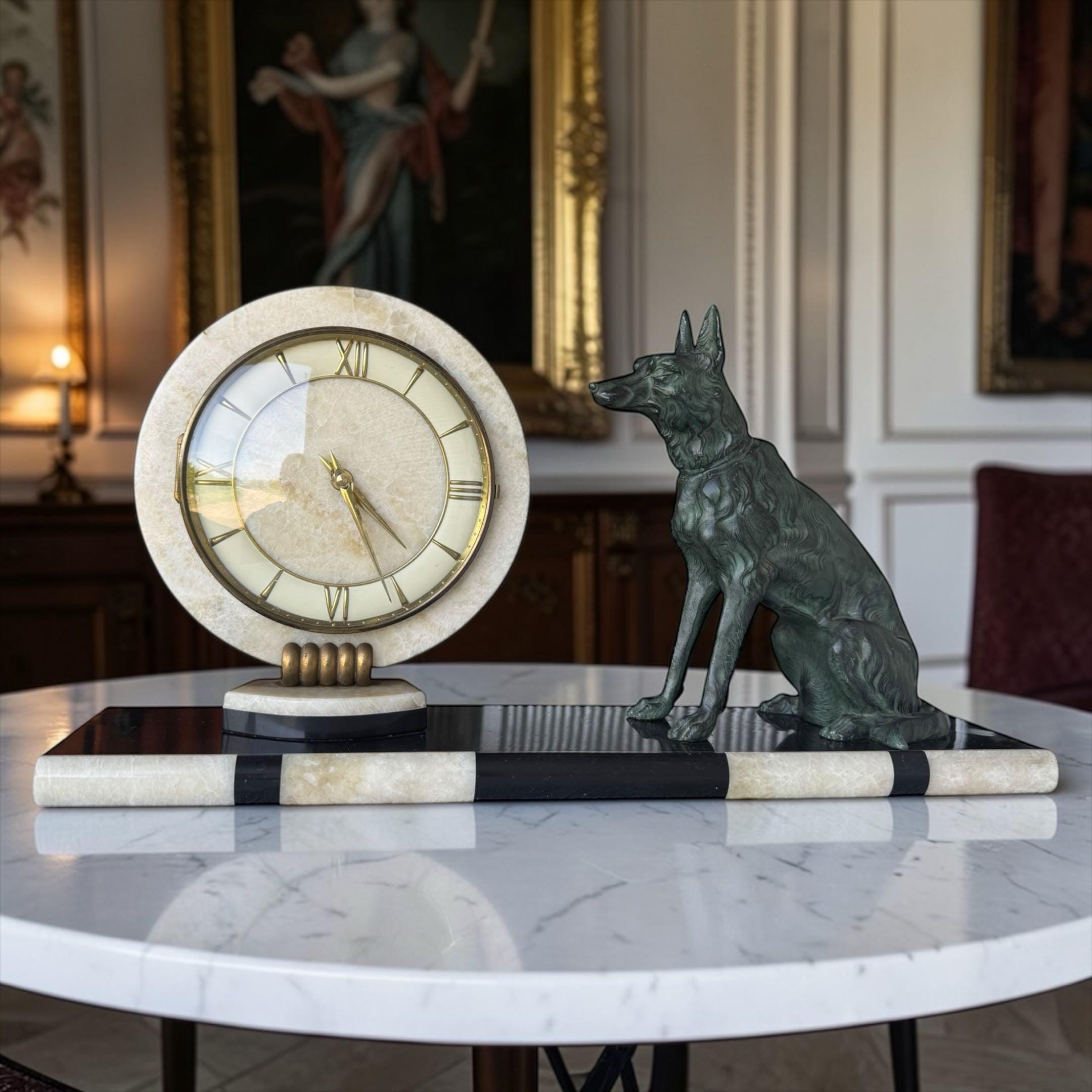 Tête De Bouledogue Français En Fonte – Déco Murale Style Antique, 17 Cm