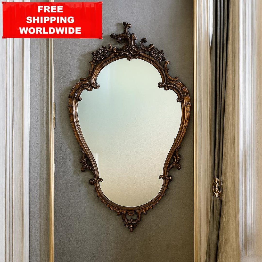 Haltan ヨーロピアン 壁掛け鏡 Mirror 3枚セット 大型壁掛け鏡