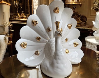 手作りトルコ陶器フクロウの置物3個セット - カラフルな手描きの陶器