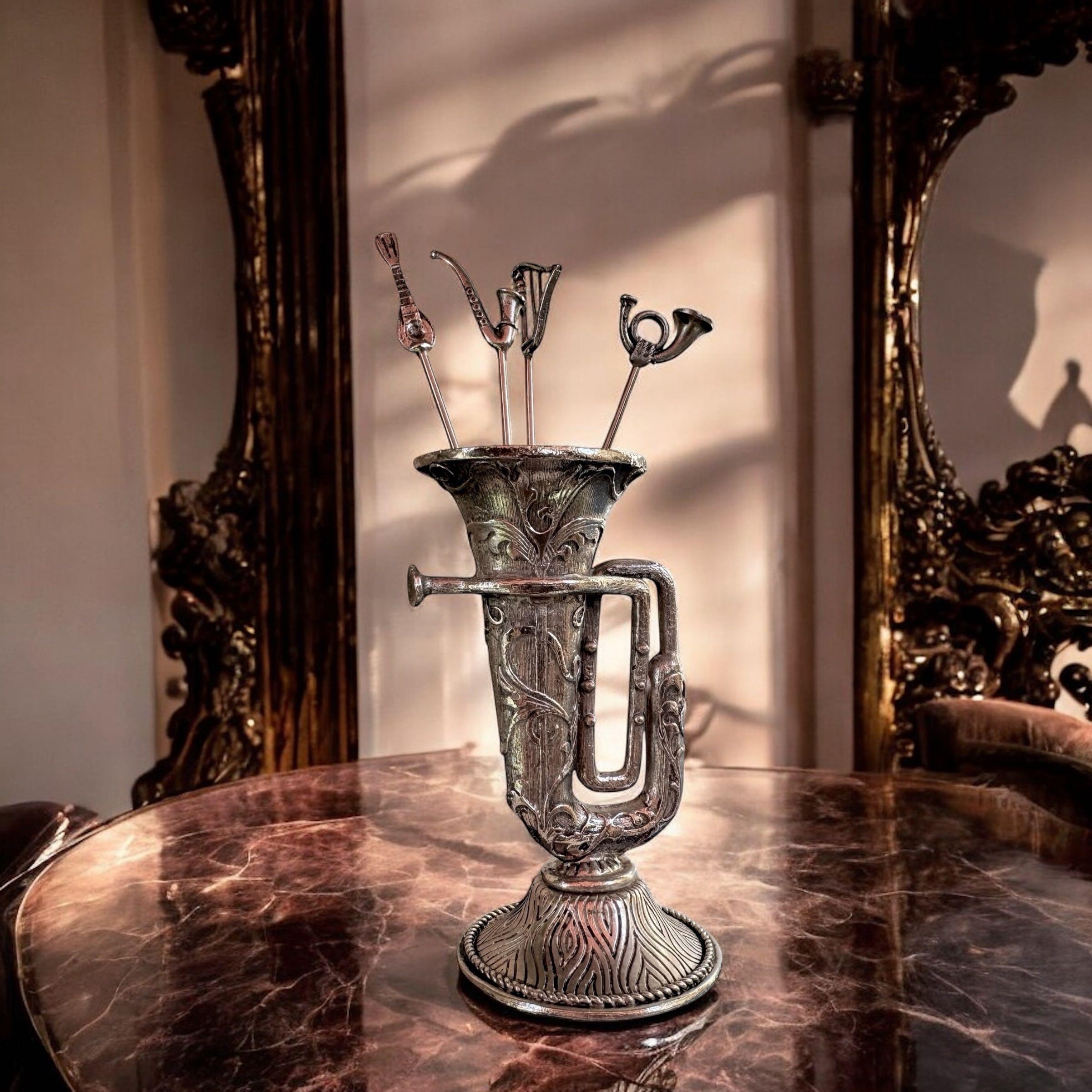 Agitateurs en verre faits à la main, 4 mélangeurs à cocktails agitateurs de boissons vintage faits à la main accessoires bar cadeau pour lui - France