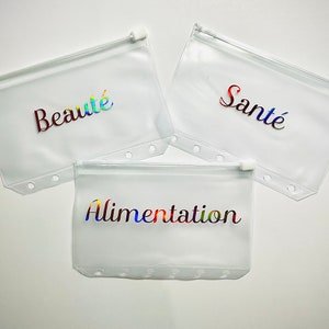 Sticker pour enveloppe budgétaire / A5 / A6 / A7 personnalisable