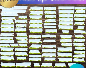 86 Printable Washi Tape Shapes for Canva Bundle - Perfect for Junk Journals & Unique Designs (Free Canva Access)