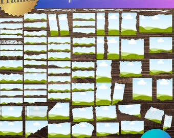 78 Printable Torn Paper Shapes for Canva Bundle - Perfect for Junk Journals & Unique Designs (Free Canva Access)