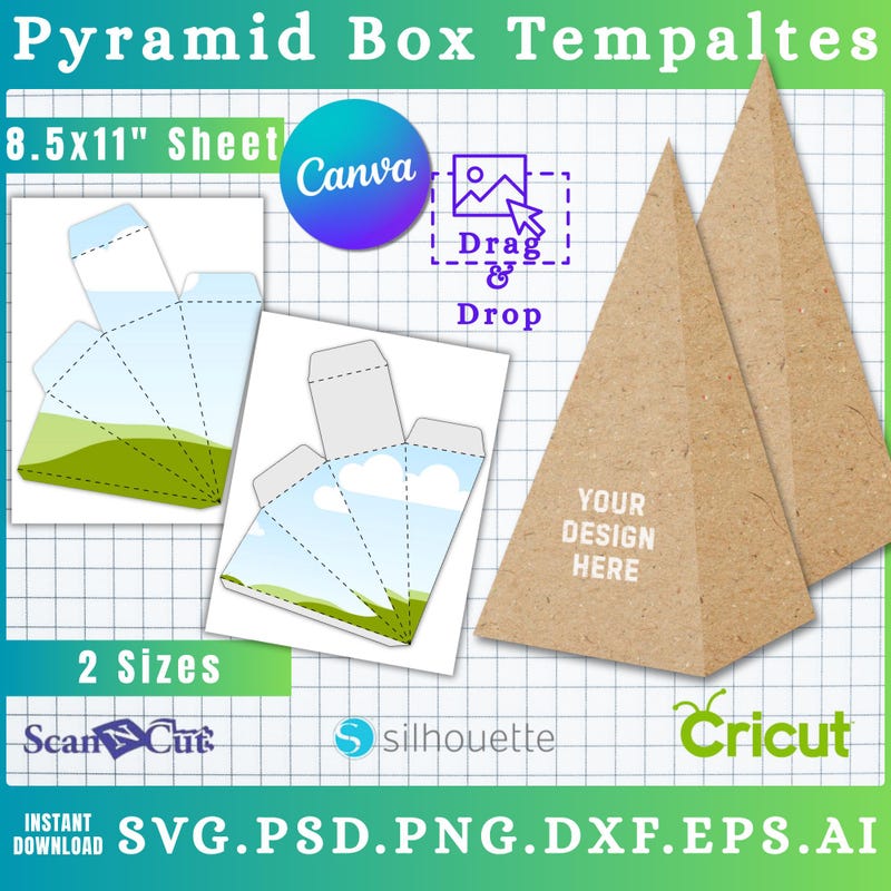 Black Pyramid Box - Etsy
