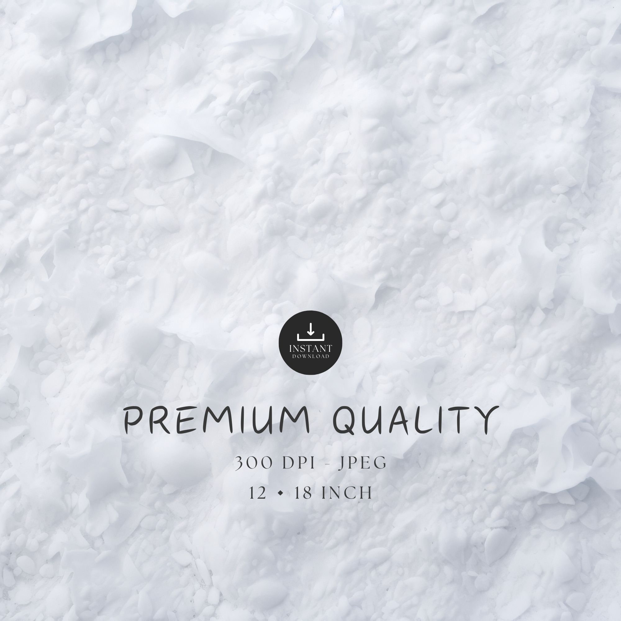 White Snow Texture Pack, Footsteps in the Snow, 12 Digital Papers ...