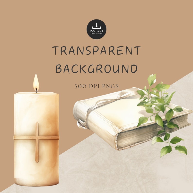 Bible Clipart Watercolor