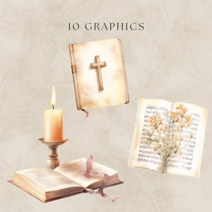 Bible Clipart Watercolor