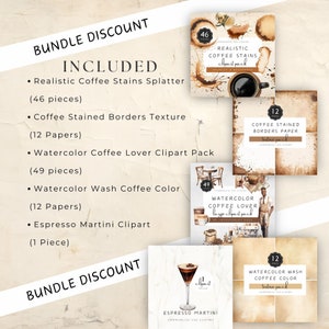 Caffeine Lover Clipart Bundle PNG JPG