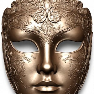 Carnaval Venetian Model Amazing Mask Fan Art Costplay 3D Print STL File