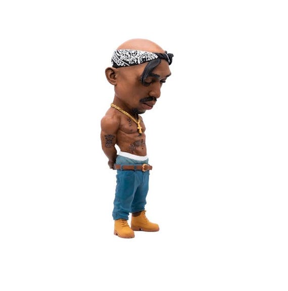 2Pac Shakur フィギュア 人形 Hiphop RAP 激レア 2パック TUPAC SHAKUR 3D CUSTOM 13” FIGURINE DEATH ROW RECORDS 2PAC