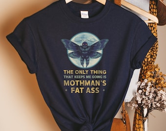 Mothman T-Shirt: Funny Cryptid Tee for Creature Lovers & Scary Cryptozoology Fans - Perfect Gift Idea!