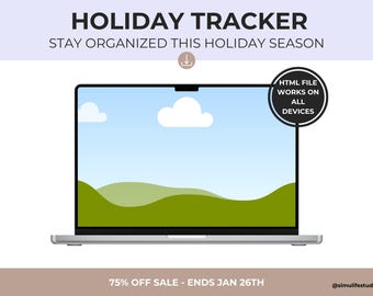 Kerstcadeauplanner | Organisator vakantiebudget (digitaal)