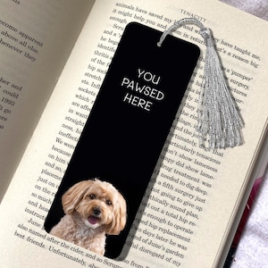 Maltipoo Dog Bookmark Black