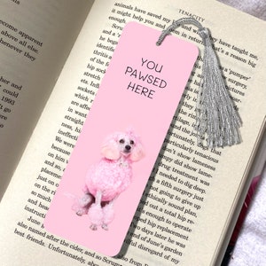 Pink Poodle Bookmark