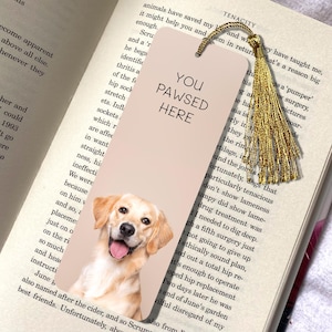 Golden Retriever Dog Bookmark
