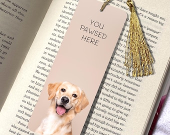 Golden Retriever Dog Bookmark