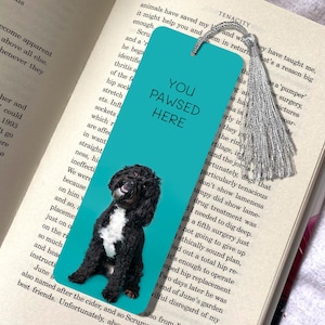 Cockapoo Black Dog Bookmark