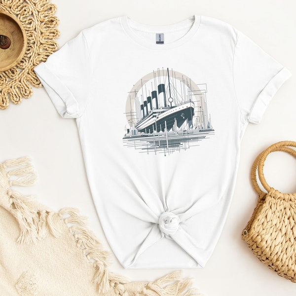 Titanic Shirt Titanic T-Shirt Unisex: Elegant Titanic Tribute Tee, Apparel Sailing Through Time Commemorative Design for All