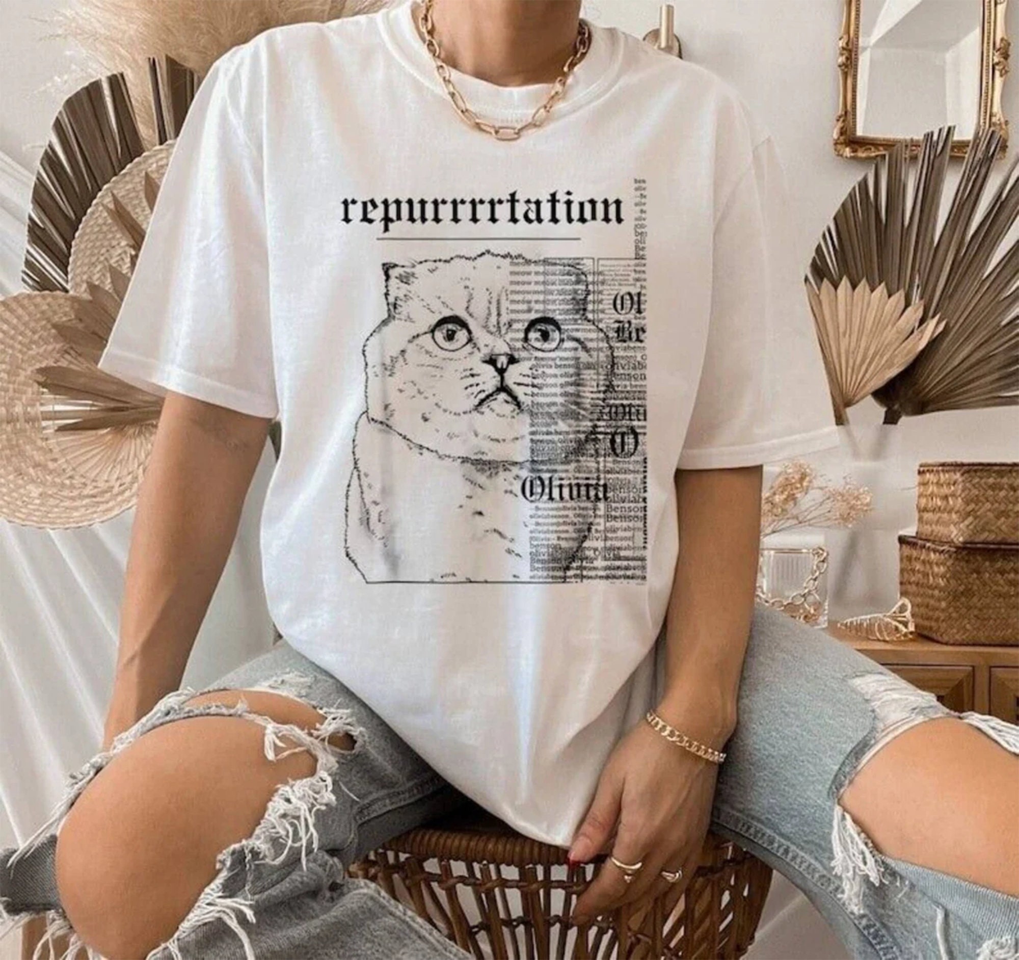 Cat - Reputation Etsy Tee