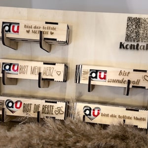 Verkoop display product presentatie laser bestand .svg .dxf variabel ontwerp