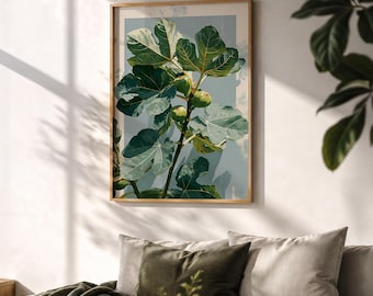 Botanical Wall Art – Mediterranean Fig Tree Print