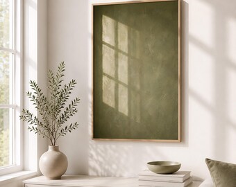 Japandi Wall Art – Sunlight & Window Shadow, Wabi Sabi Print