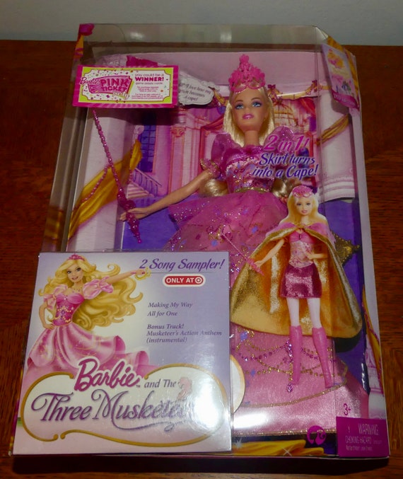 Barbie et les trois mousquetaires Corinne Etsy Canada