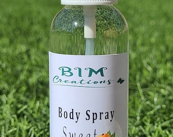 Sweet Peaches Body Spray | Perfume | Body Mist | Fruity | Handmade | Scented Mist | Gift for Her