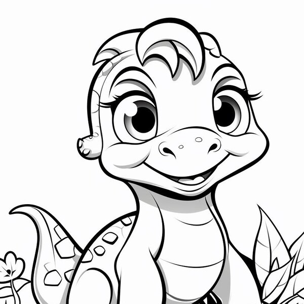 40 Dinosaur Coloring Pages Toddlers Kindergartners Fun Interesting Designs