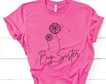 Big sister shirt, Floral Shirt, Big Sister Shirt, Little Sister Shirt, Sister Shirts Pregnancy Announcement, Baby Announcement Shirt, Kids