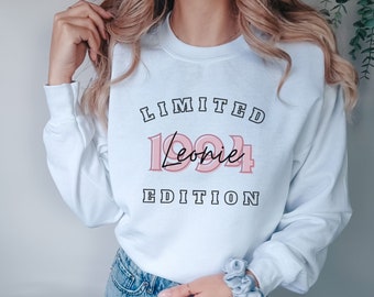 Personalisierter Geburtstags-Pullover Limited Edition 1994–Einzigartiges und persönliches Geschenk zum 30. Geburtstag, Sweatshirt Jahreszahl